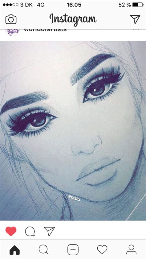 You select a photo from the gallery or take a pic with your phone camera, then choose an effect you want. @slayerrr679 | Sketches, Face sketch, Art