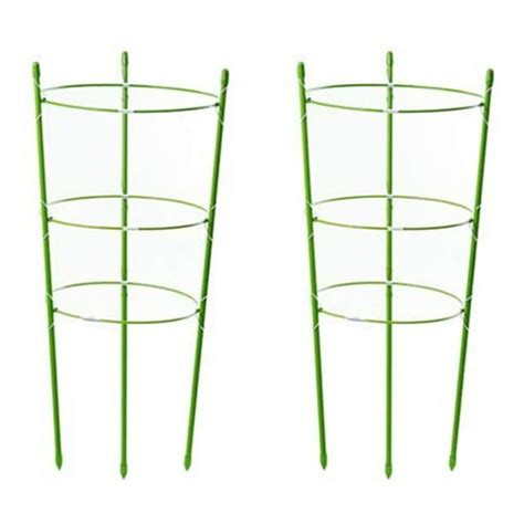 2 Pack Plant Support Tomato Cage Rust Resistant Tomato Cages For