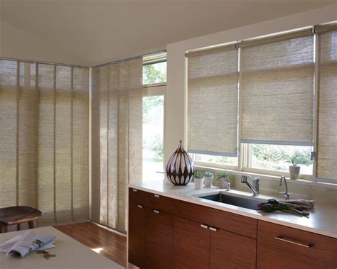 Of course, your choices have to regulate light, and allow you to control privacy, plus look stylish. Hunter Douglas Designer Roller Shade - Contemporary ...