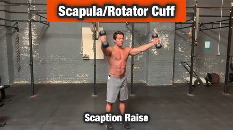 Scaption Raise Scapula Shoulder Blades Rotator Cuff Exercise