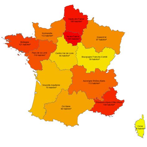 Carte de france des régions aille unique. Les 13 nouvelles régions françaises - Paloo Blog