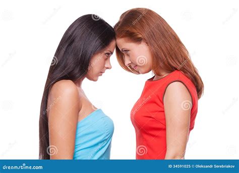 Girls Confrontation Stock Image Image Of Confrontation 34591025