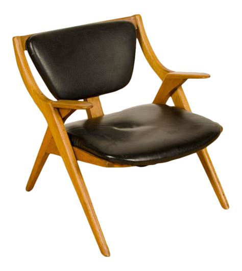 Mid Century Modern Teak Lounge Chair Chairish