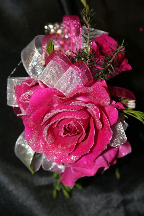 Hot Pink Corsage My Floral Designs Pinterest Hot Pink Prom And