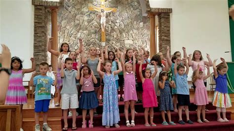 2017 Faith Mountain Vbs Children Sing Songs For Sunday Congregation