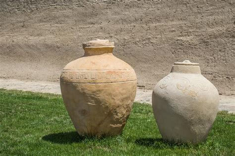 Premium Photo Ancient Clay Large Asian Jugs