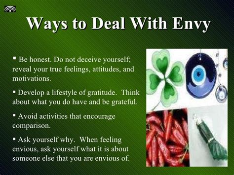 How To Deal With Envy