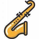 Icon Saxophone Jazz Instrument Sax Icons Musical