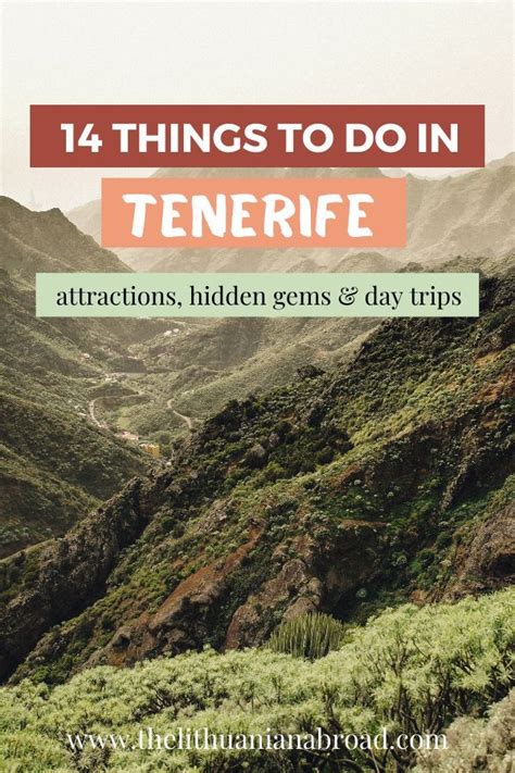 Bucket List For Visiting Tenerife 14 Things You Can Do In Tenerife