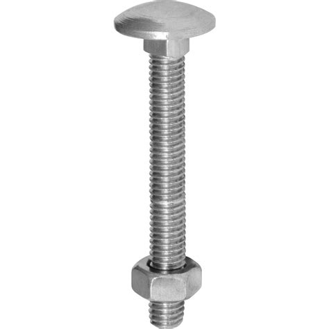 This is all about the difference between nuts and bolts. Coach Bolt & Nut M6 x 65