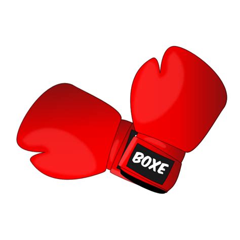 Red Boxing Gloves Vector Clip Art Free Svg