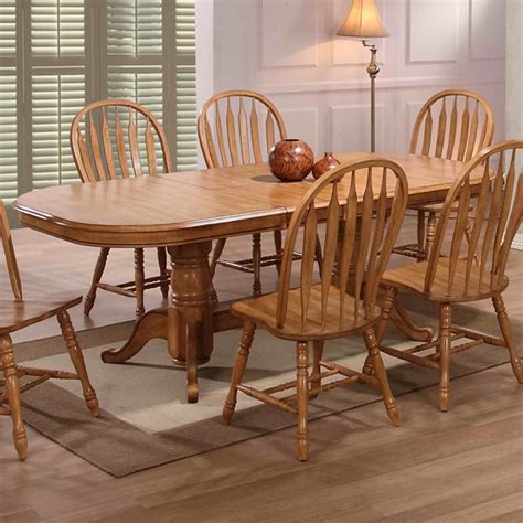 Dining Double Pedestal Dining Table By Eci Furniture Oak Dining