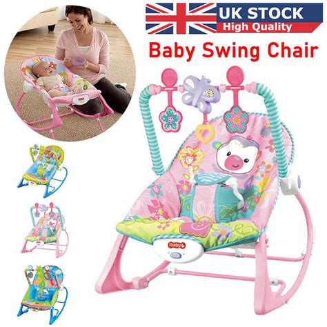 Electric Baby Infant Bouncer Swing Seat Rocker Vibration Chair Musical