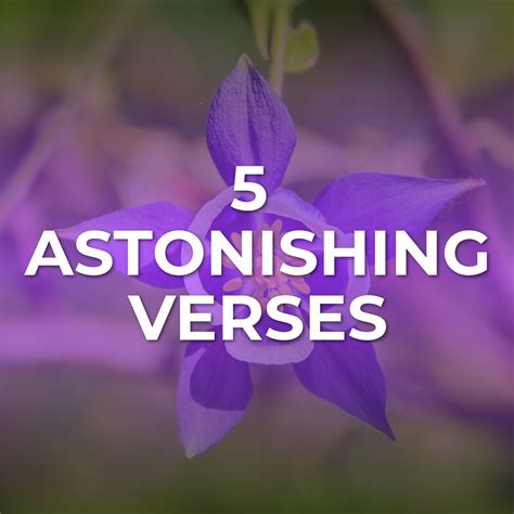 5 Astonishing Verses – Hope Church Huddersfield