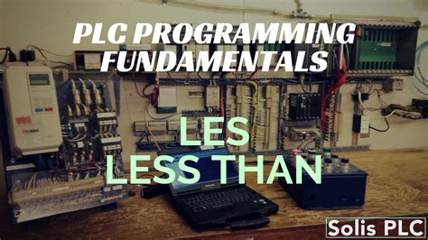 In this video, we learn the basics and working principles of comparator instructions in the plc ladder logic. PLC Programming Comparison Instructions - LES | Less Than