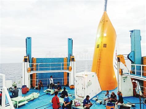 Cruise Ship For The Transportation Of Passengers Pulled By Stock Image Image Of Lisbon