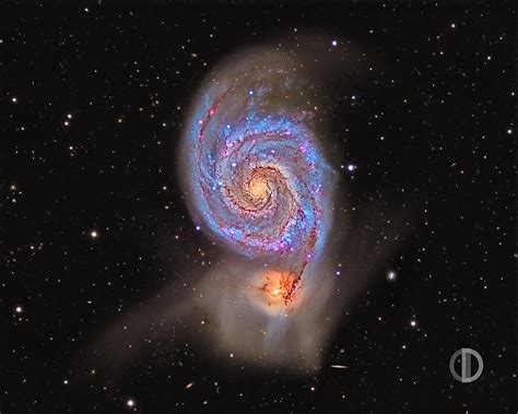 M51 Whirlpool Galaxy Telescope Celestron Edge Hd 1100 Ca Flickr