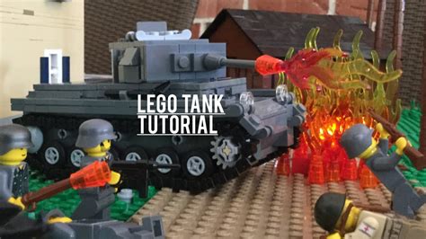 Lego Tank Tutorial Youtube