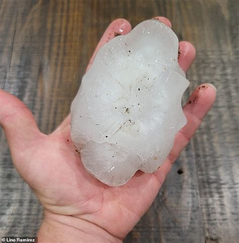 Gargantuan Hailstone Measuring More Than Six Inches Across Sets Texas