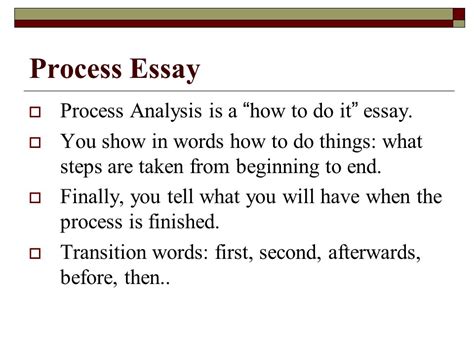 Process Essay 24 Examples Format Pdf Examples
