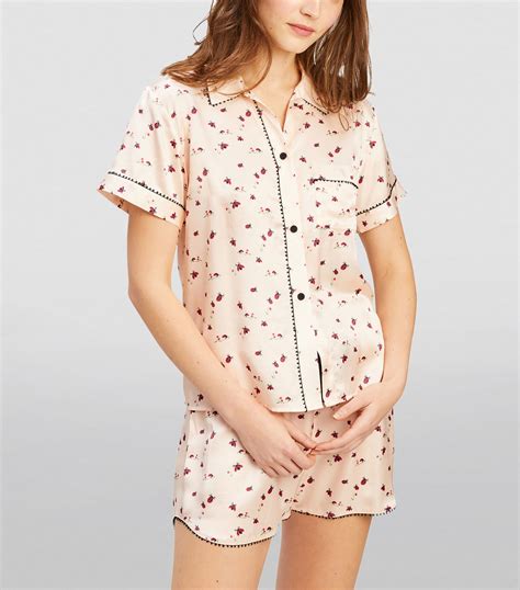 Womens Morgan Lane Pink Tami Ladybird Print Pyjama Set Harrods Uk