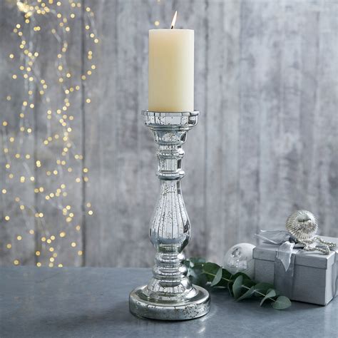 Mercury Pillar Large Candle Holder Home Accessories Sale