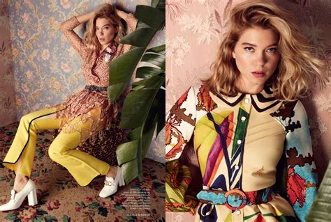 Harpers Bazaar Lea Seydoux Fashion One Represents