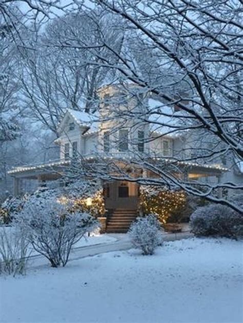50 Amazing Winter Garden Landscape Sweetyhomee Winter Scenery