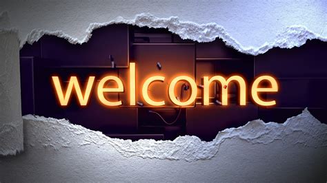 Download 1366x768 Welcome Wall Neon Light Wallpapers For Laptopnotebook Wallpapermaiden