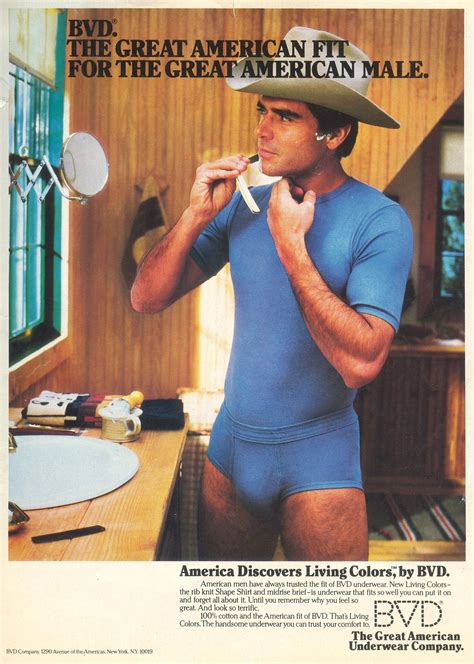 Panty Ads Pub R Tro Sous V Tements Hommes Bvd Men Underwear Vintage