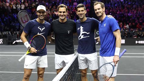 The Big Four Reunion Federer Nadal Djokovic And Murray Take The Laver