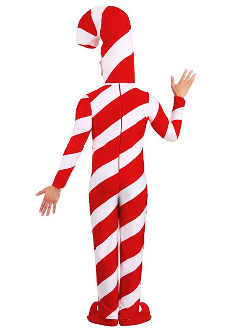 candy cane bodysuit costume for adults