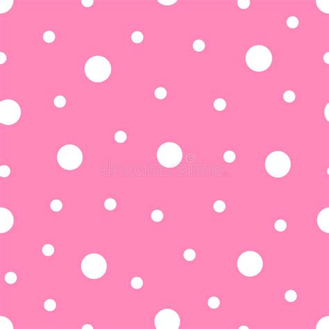 Seamless Pattern With Polka Dots Stock Vector Illustration Of