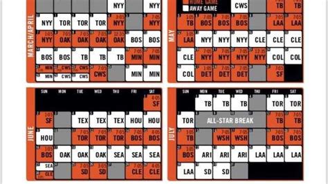 Baltimore Orioles Schedule Printable Printable Templates