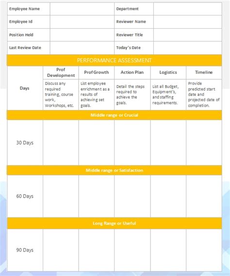 5 90 Day Plan Template Template Business Psd Excel