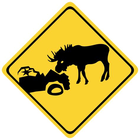 Download Canada Warning Traffic Road Sign Free Transparent Image Hq