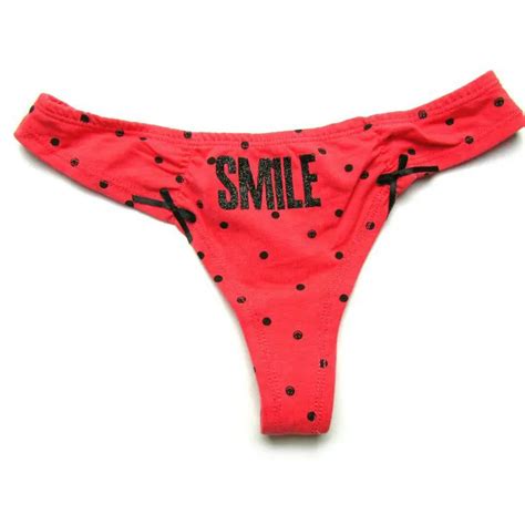 white smile dots vs sexy g string 3 colors mini bow pink sexy tback women sexy thongs victoria
