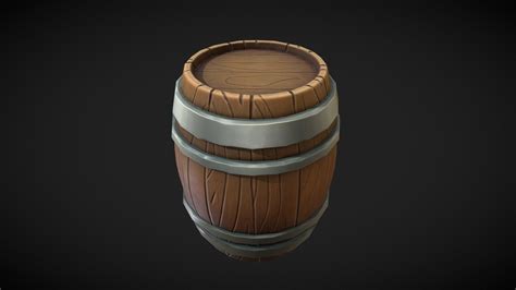 Stylized Barrel Download Free 3d Model By Khorkov 70c51e0 Sketchfab