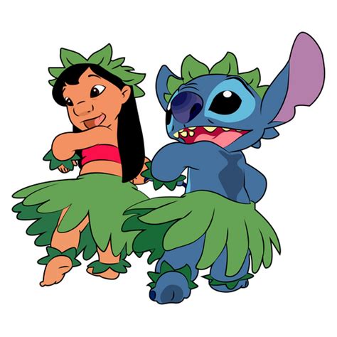 Lilo And Stitch Hula Dance Sticker Sticker Mania