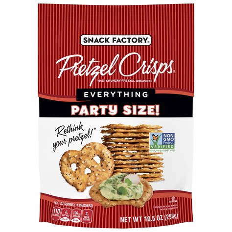 Snack Factory Everything Party Size Pretzel Crisps 105 Oz Walmart Inventory Checker Brickseek
