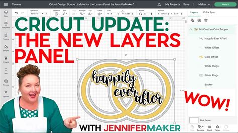 Cricut Update New Layers Panel And Combine Menu Unweld And Rename