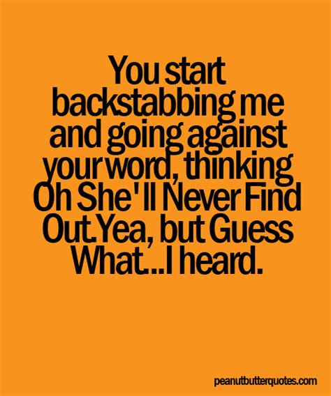 Back Stabbing Quotes Quotesgram