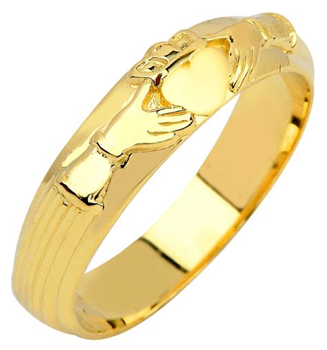 Https://tommynaija.com/wedding/gold Claddagh Wedding Ring