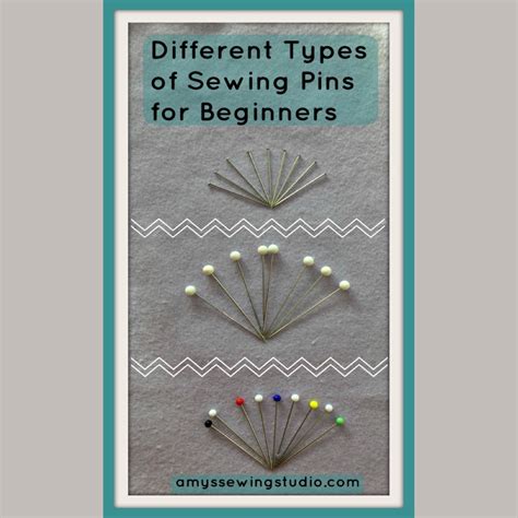 Different Types Of Sewing Pins For Beginners