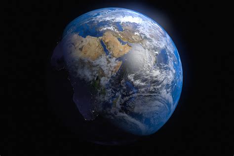 Texturing Render Of Planet Earth In Blender Render And Cycles