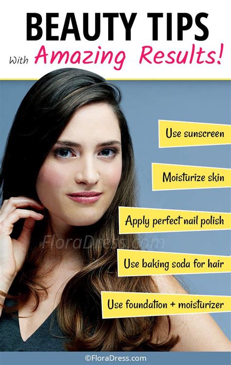 Simple Beauty Tips With Amazing Results You Must Know Floradress