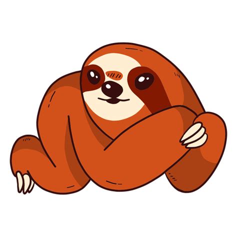 Cute Sloth Claw Flat Transparent Png And Svg Vector File