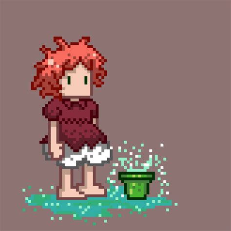 Create simple pixel art or simple pixel art animation by K ... This original pixel art design is framed with a creme background in a simple modern white frame.