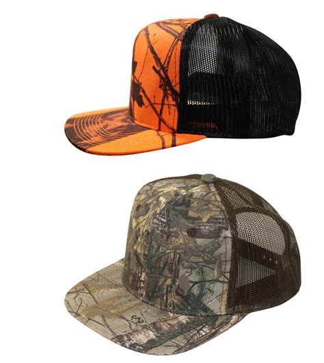 Mossy Oak Blaze Caprealtree Xtra Trucker Mesh Snapback Hatcf2 Visor