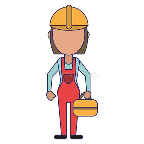 Construction Worker Avatar Stock Vector Illustration Of People 141287574